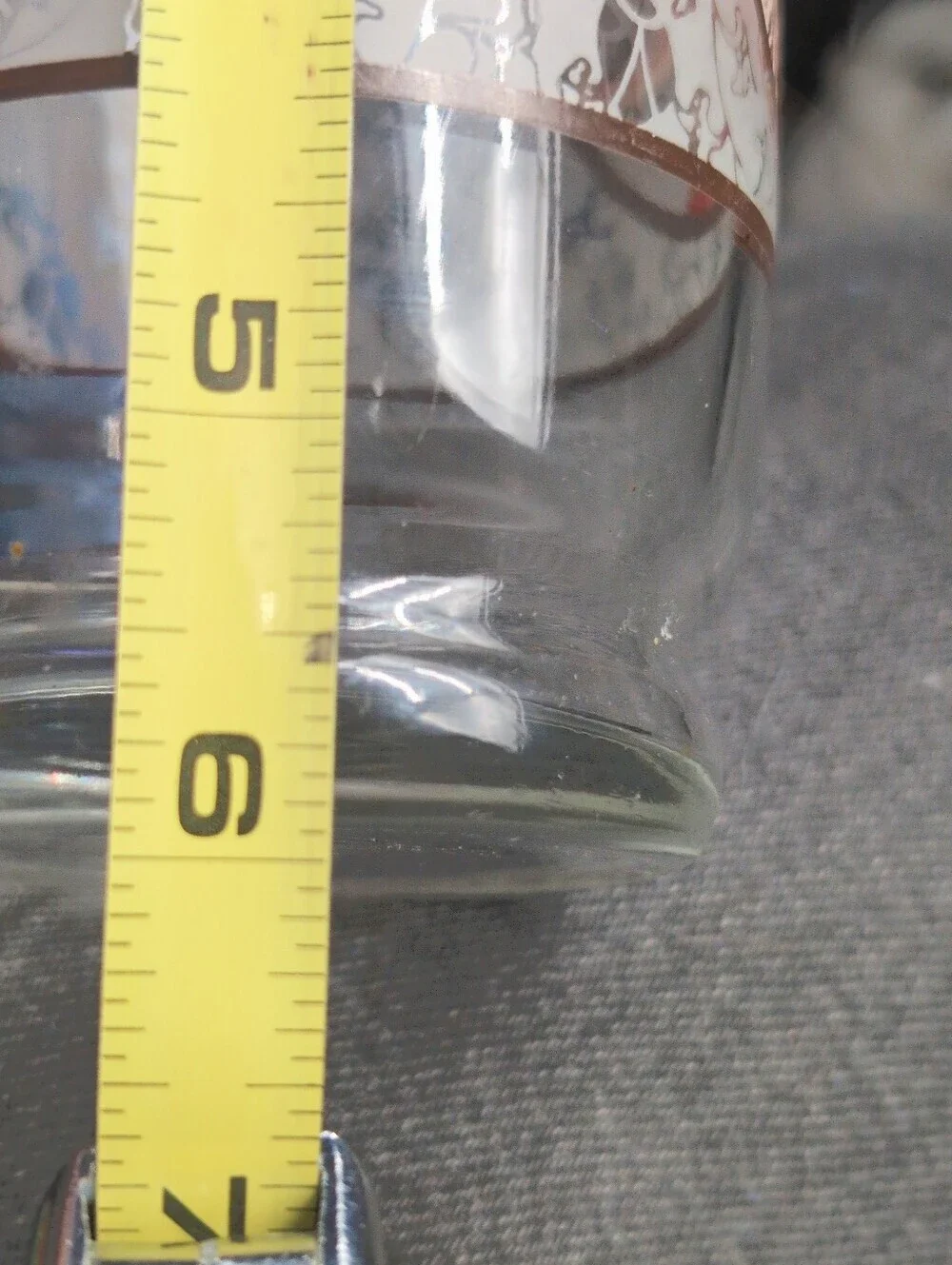Vintage Pepsi-Cola Glass with Victorian Lady Gibson Girl Graphic - Brown & White